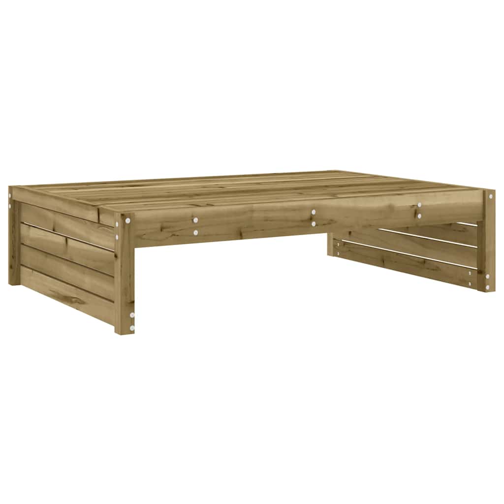 Garden Footstool | Brown | Vacuum pressure treated pinewood | Large