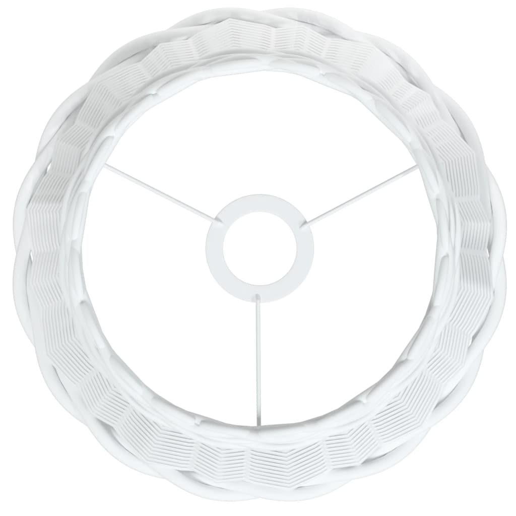 Ceiling Lamp Shade White Ø30x20 cm Wicker