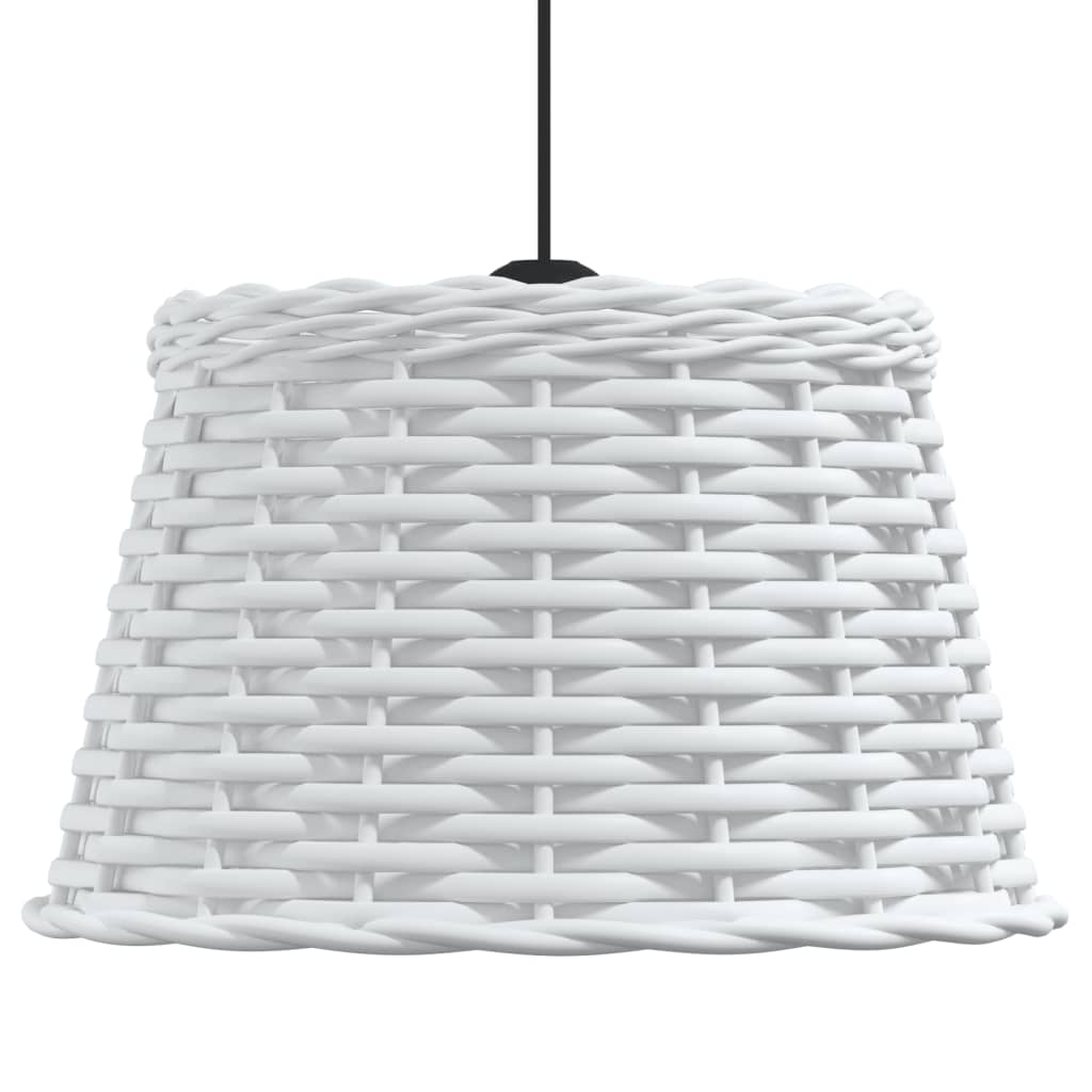 Ceiling Lamp Shade White Ø38x23 cm Wicker