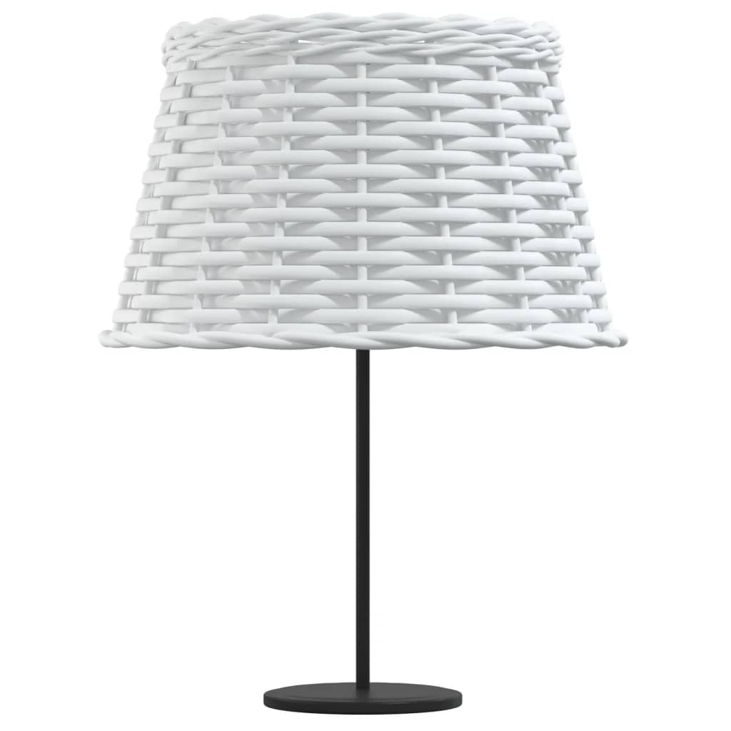 Lamp Shade White Ø38x23 cm Wicker