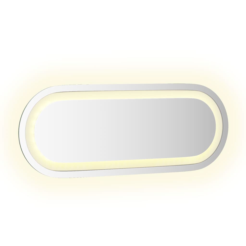 LED Bathroom Mirror 40x15 cm Oval