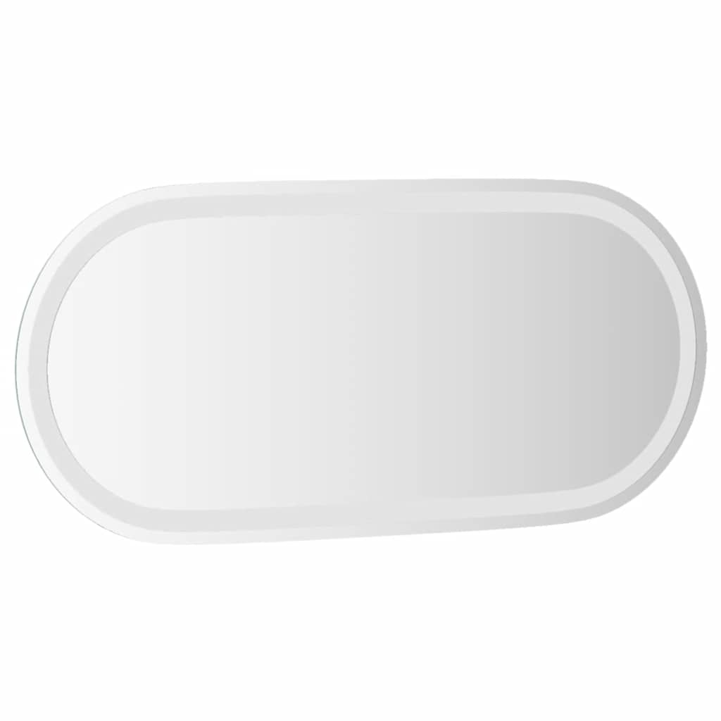 LED Bathroom Mirror 80x35 cm Oval