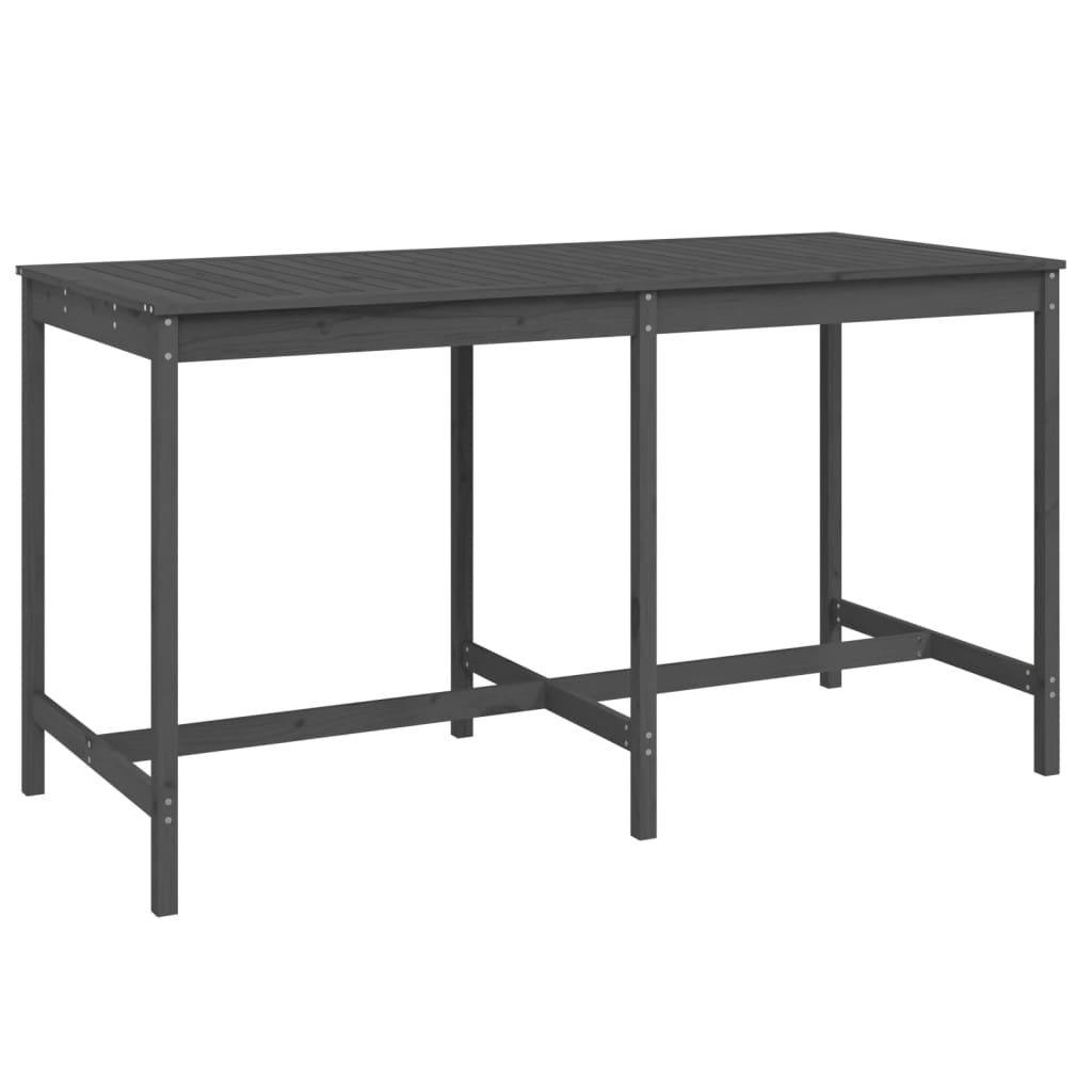 Garden Bar Set | Grey | Solid pine wood | Large | Minimalistic
