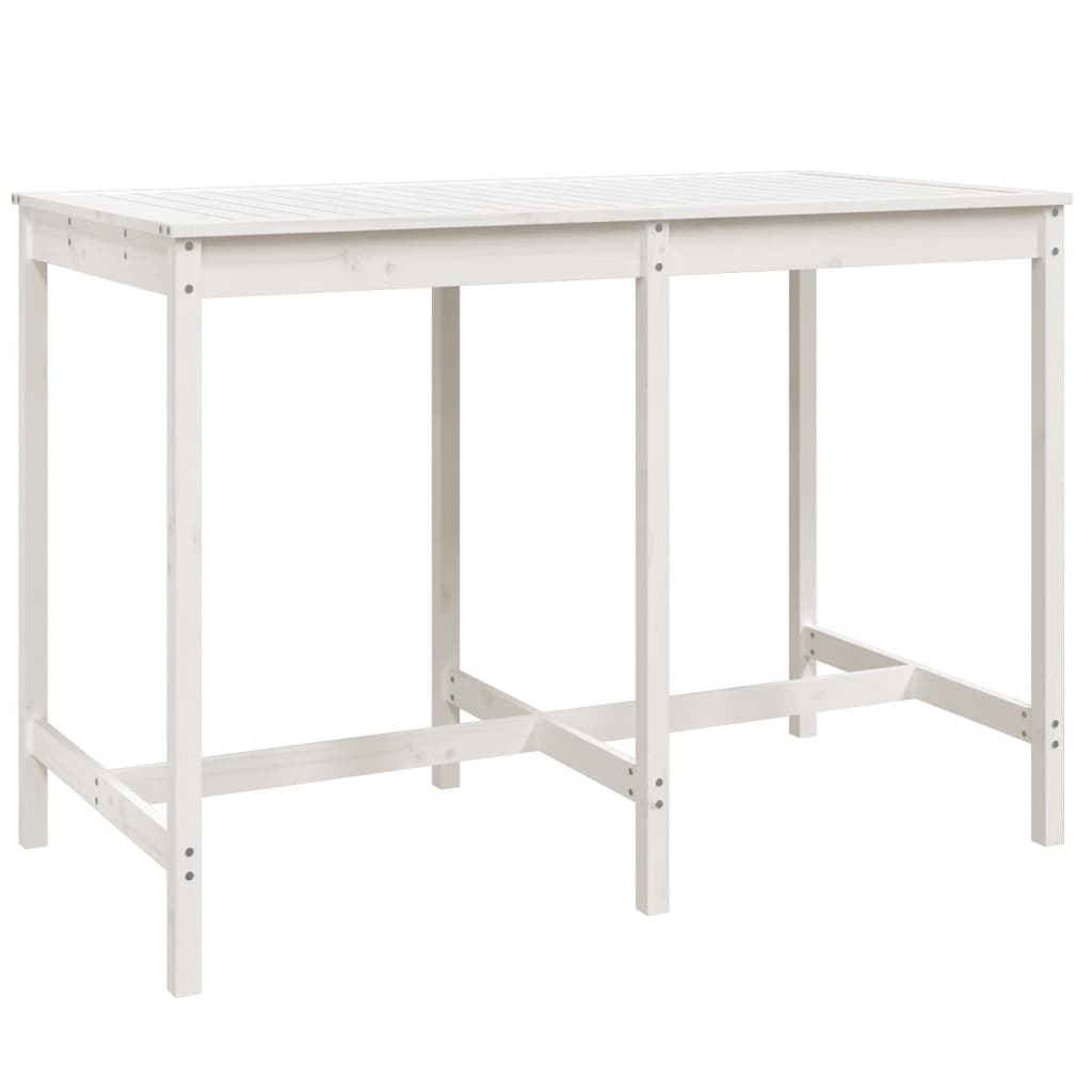 Garden Bar Set | White | Solid pine wood | Regular |  Durable
