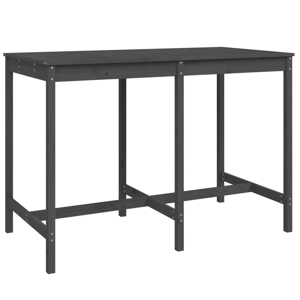 Garden Bar Set | Grey | Solid pine wood