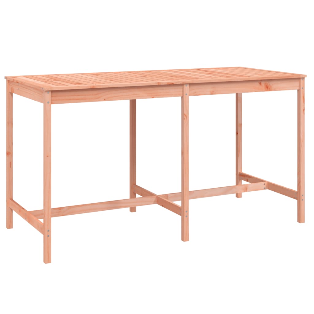 Garden Bar Set | Brown | Solid Douglas wood | Large | Footrest