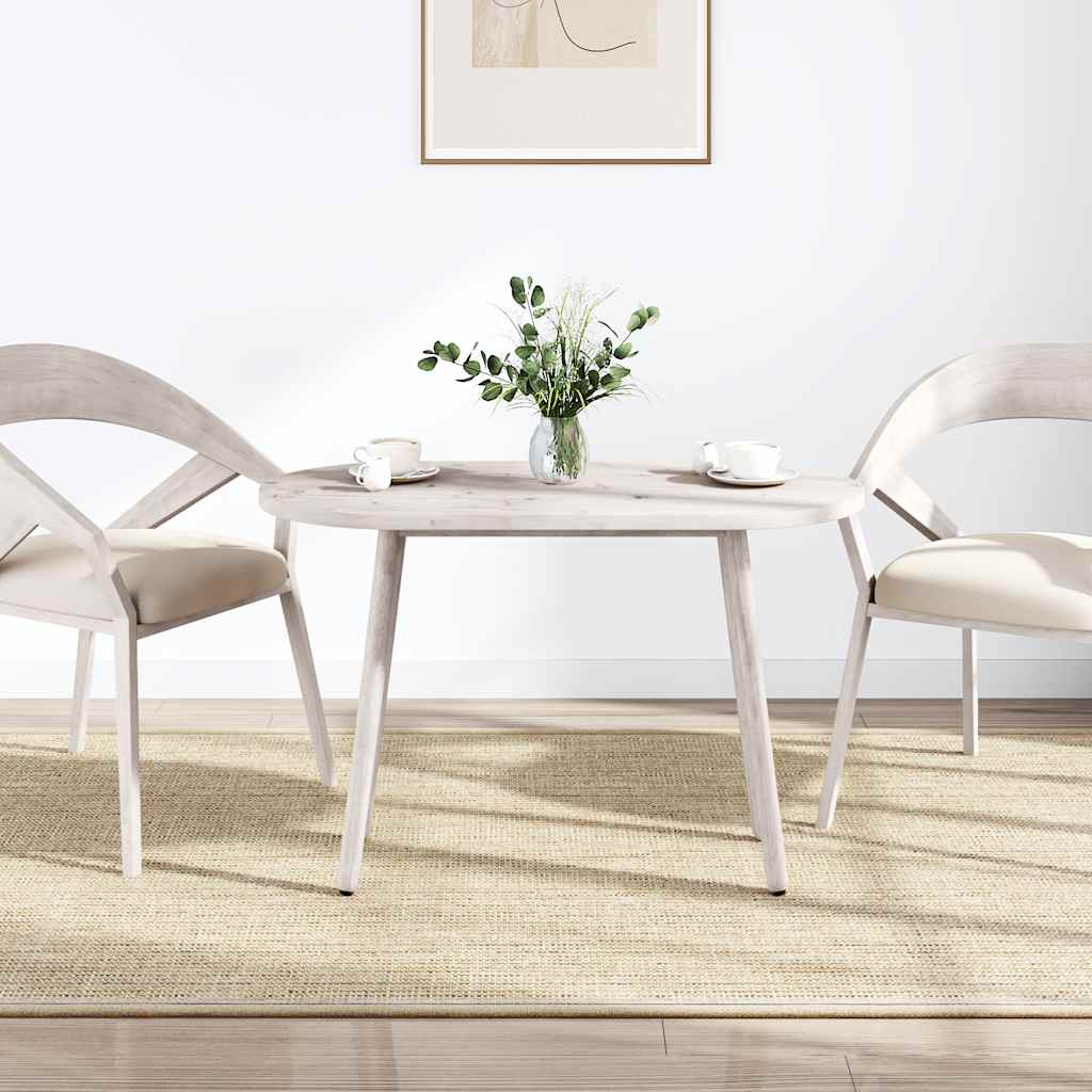 Table Top White 90x45x2.5 cm Solid Wood Pine Oval