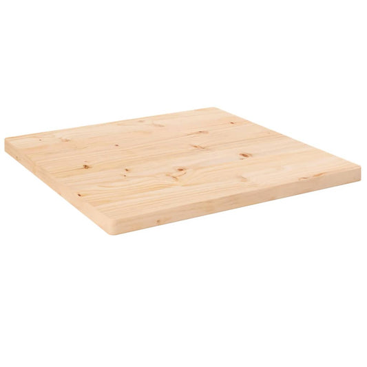 vidaXL Table Top 40x40x2.5 cm Solid Wood Pine Square
