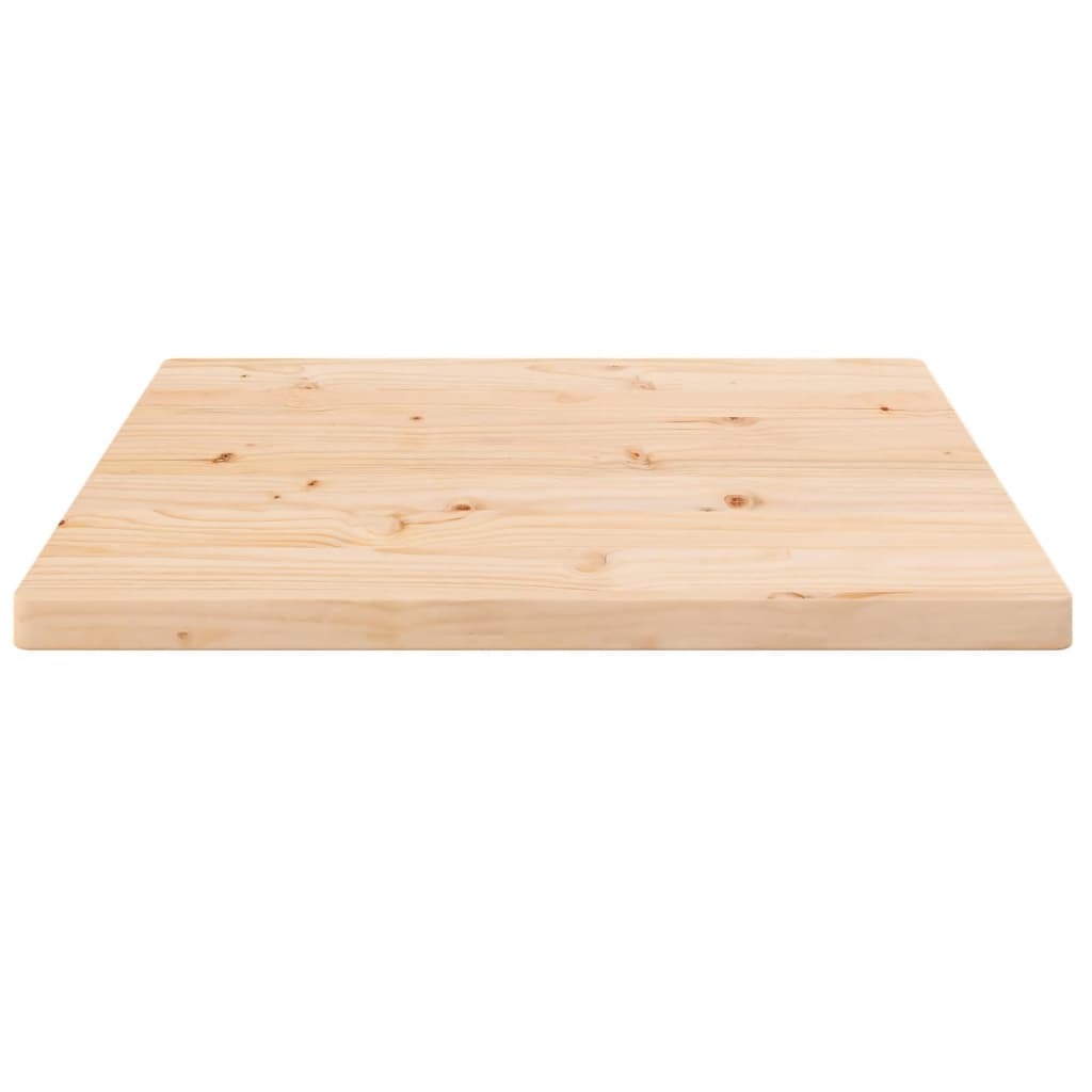 vidaXL Table Top 50x50x2.5 cm Solid Wood Pine Square