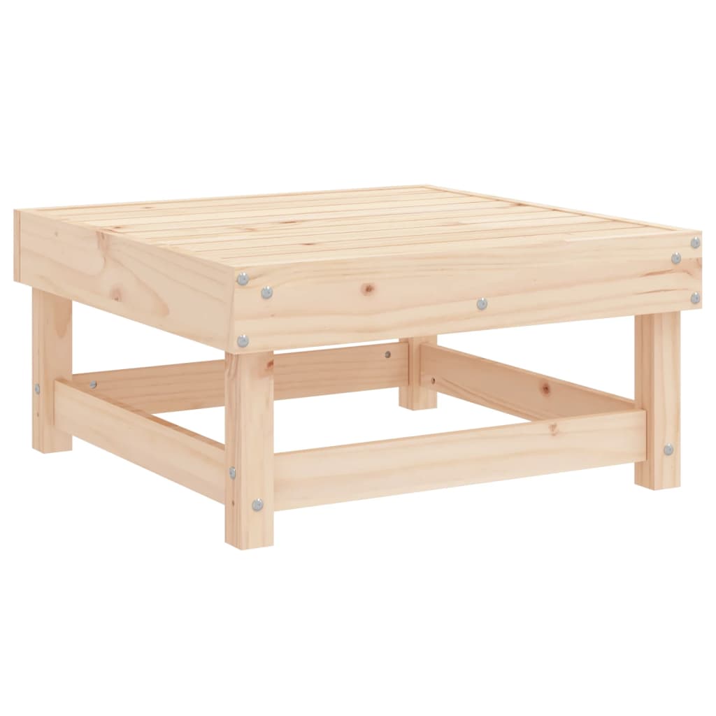 vidaXL Garden Footstool Solid Wood Pine