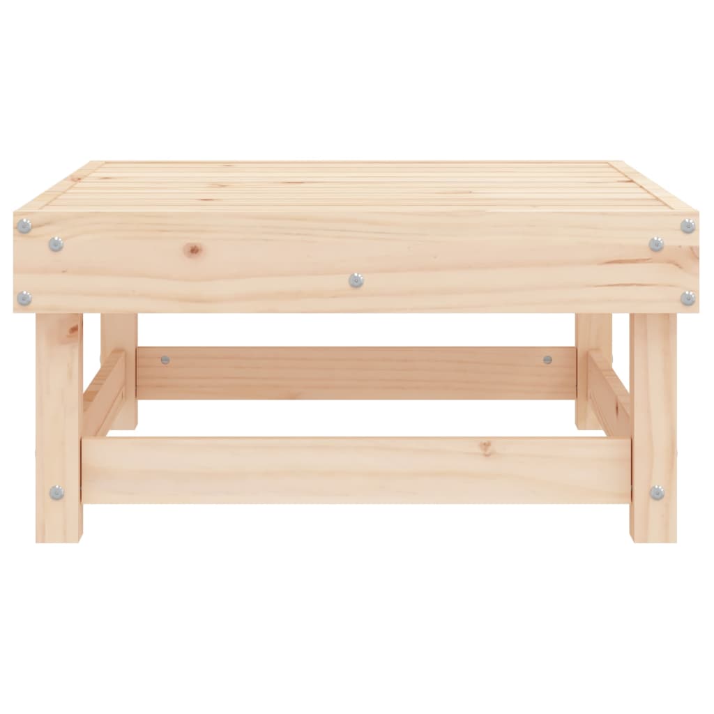 vidaXL Garden Footstool Solid Wood Pine