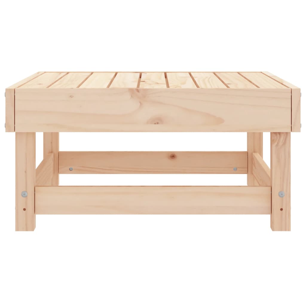 vidaXL Garden Footstool Solid Wood Pine