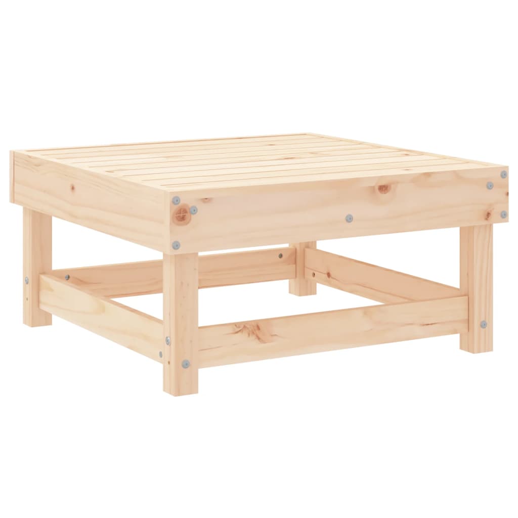 vidaXL Garden Footstool Solid Wood Pine