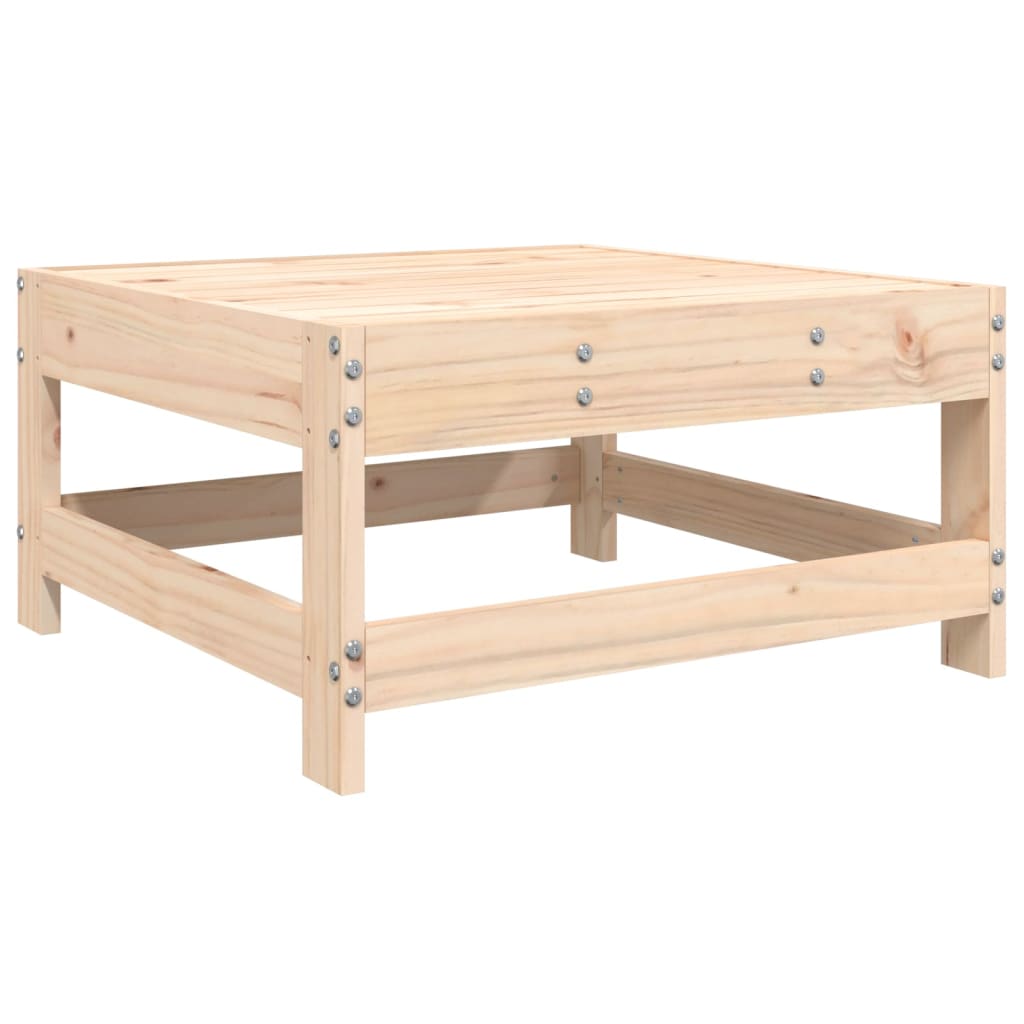 vidaXL Garden Footstool Solid Wood Pine