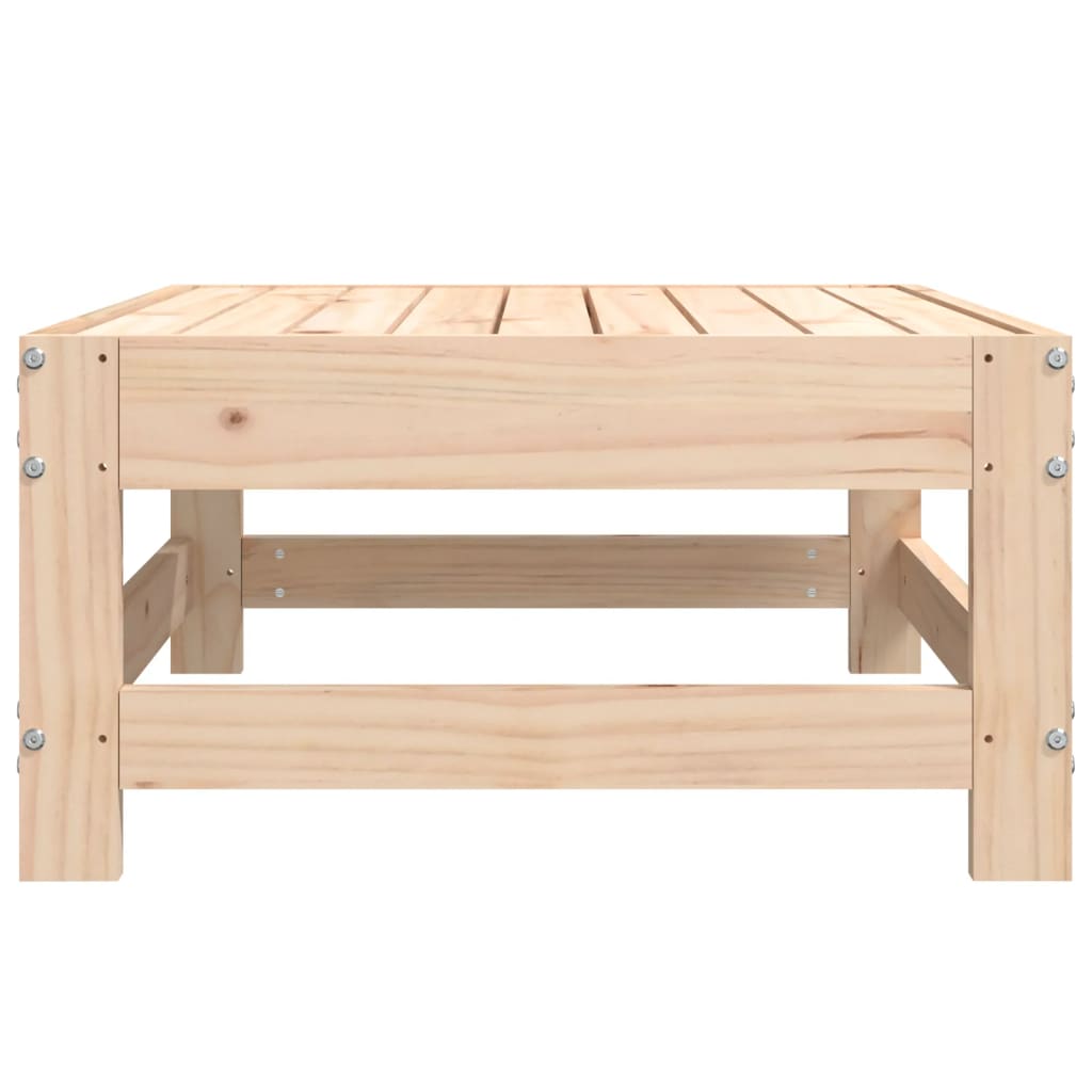 vidaXL Garden Footstool Solid Wood Pine