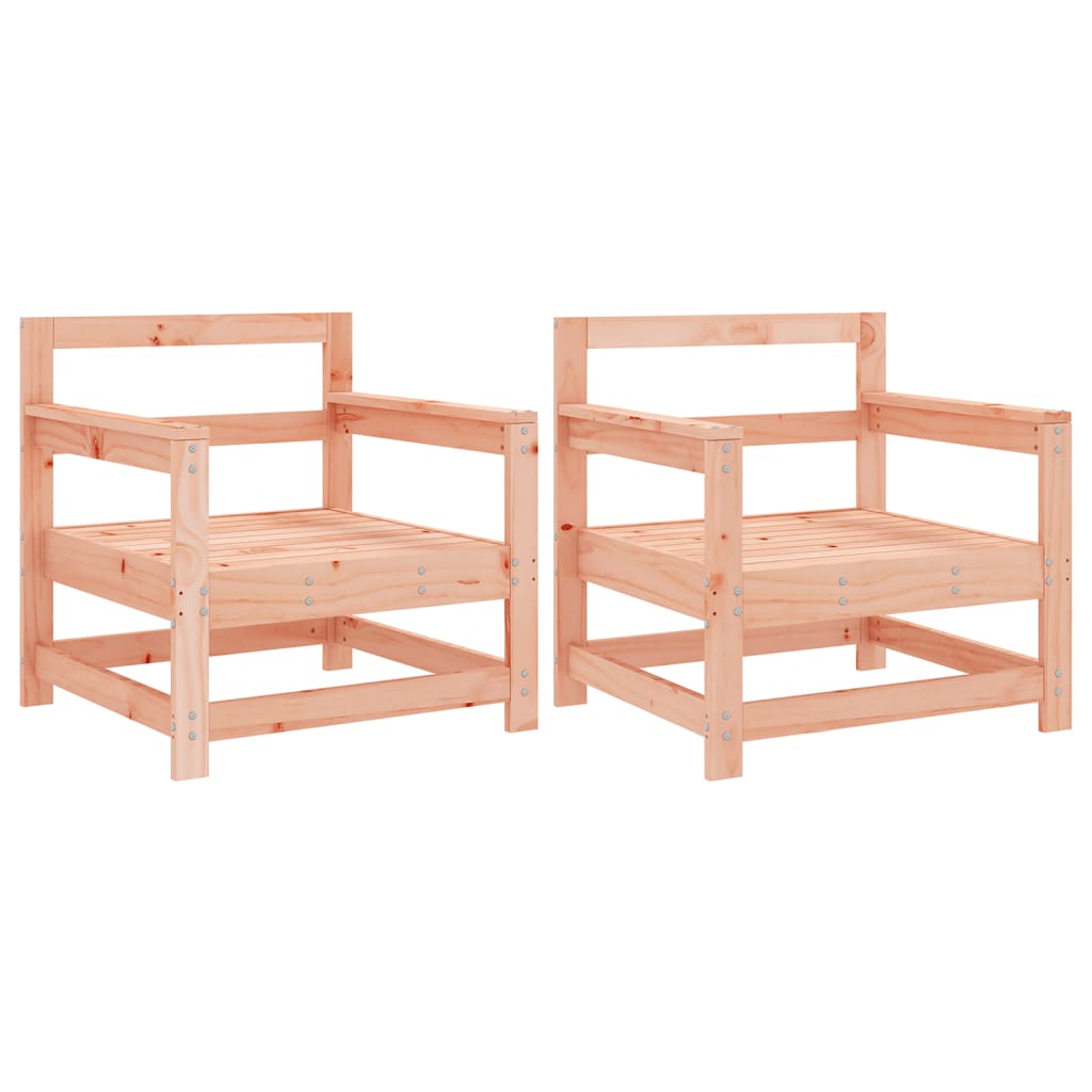 vidaXL Garden Chairs 2 pcs Solid Wood Douglas