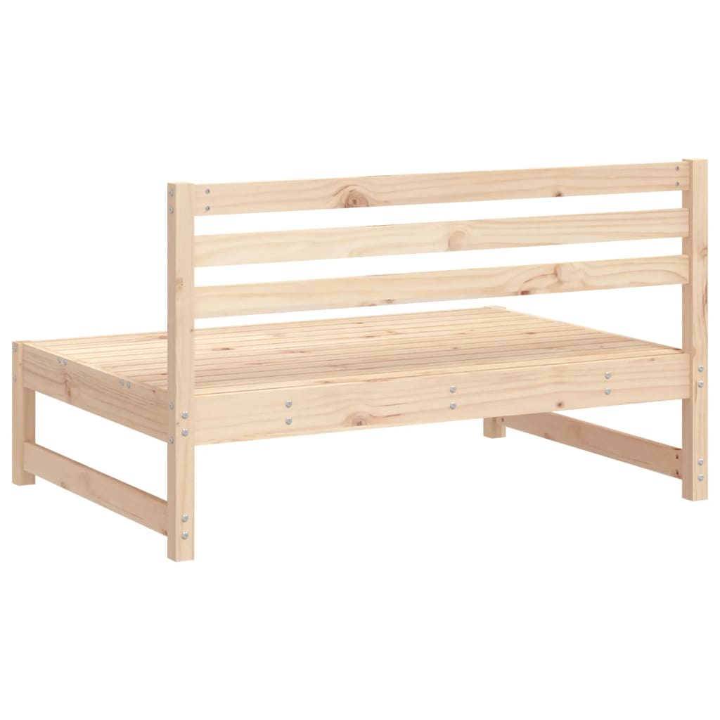 vidaXL Garden Middle Sofa 120x80 cm Solid Wood Pine