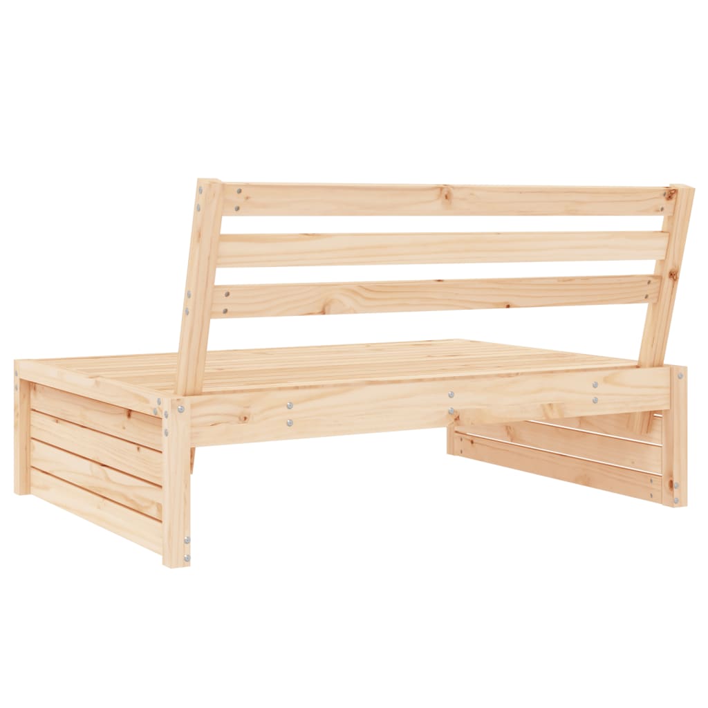 Garden Middle Sofa | Natural wood | Solid pine wood | 120 x 95 cm