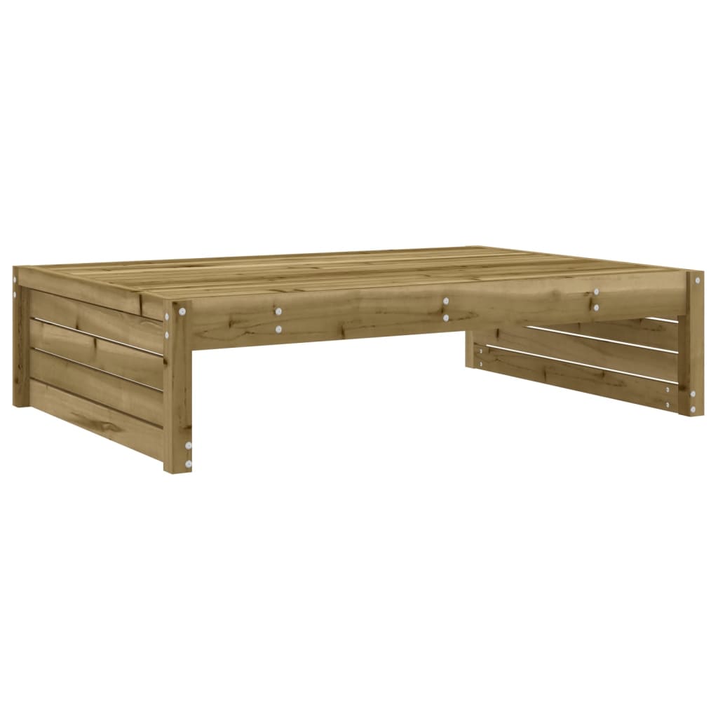 Garden Footstool | Natural | Impregnated Pine Wood | Large | Modular