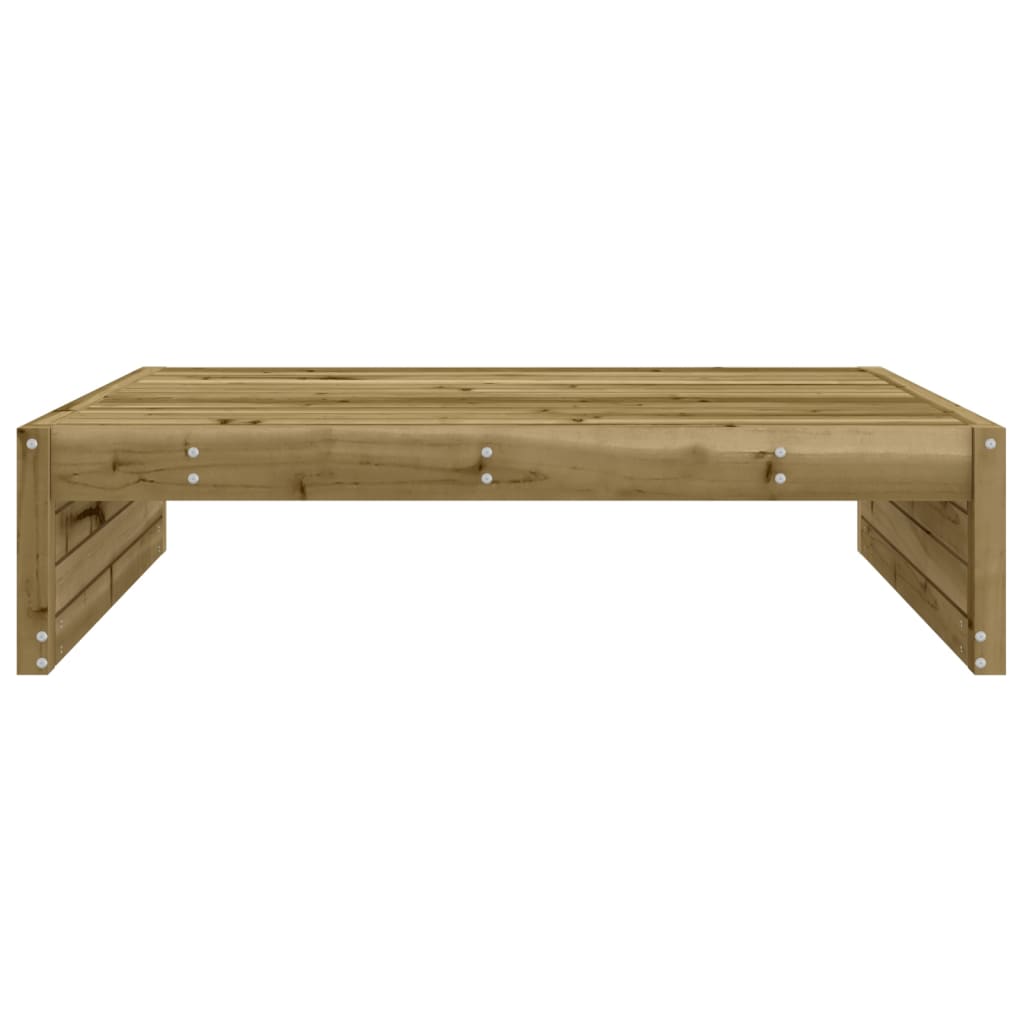 Garden Footstool | Natural | Impregnated Pine Wood | Large | Modular