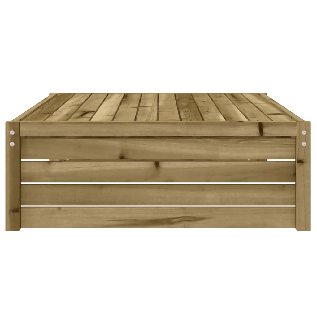 Garden Footstool | Natural | Impregnated Pine Wood | Large | Modular
