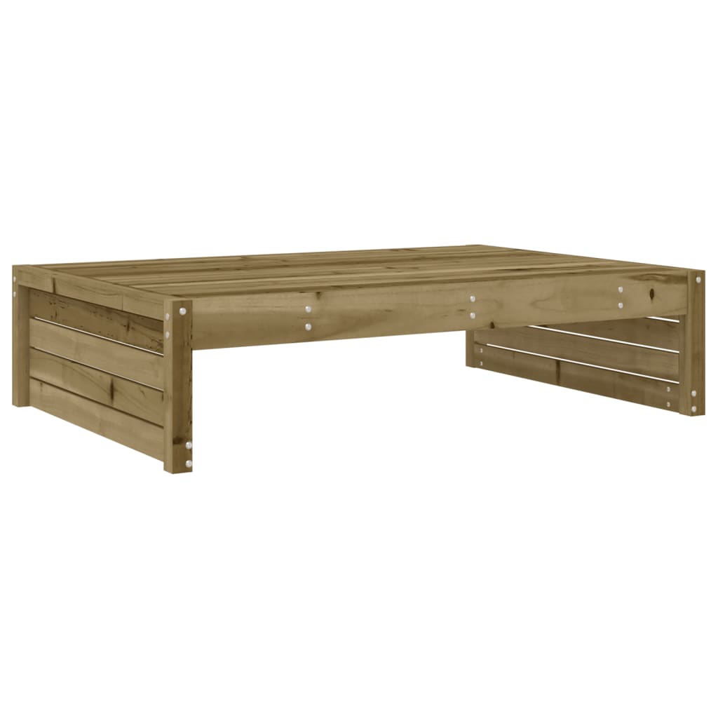 Garden Footstool | Natural | Impregnated Pine Wood | Large | Modular