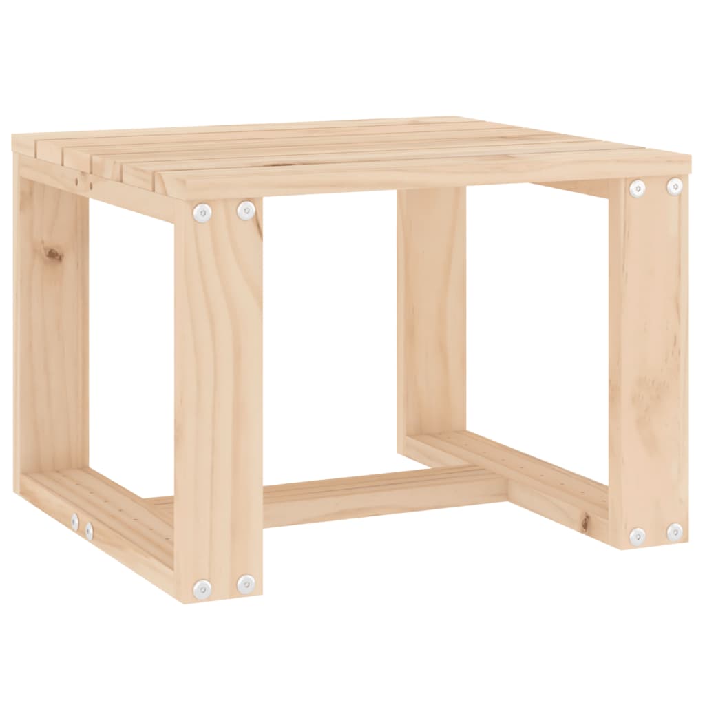 vidaXL Garden Side Table 40x38x28.5 cm Solid Wood Pine