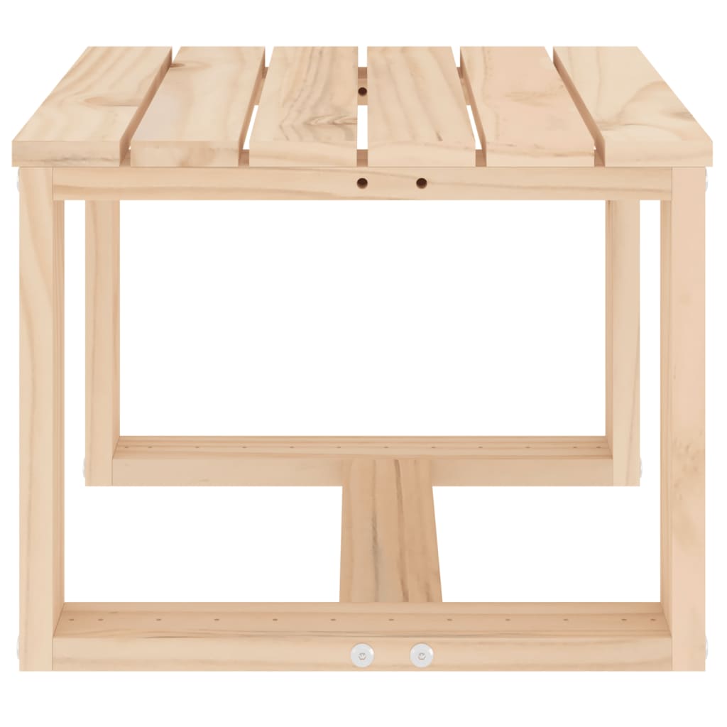 vidaXL Garden Side Table 40x38x28.5 cm Solid Wood Pine