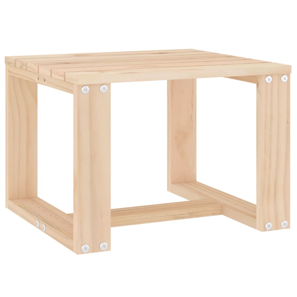 vidaXL Garden Side Table 40x38x28.5 cm Solid Wood Pine