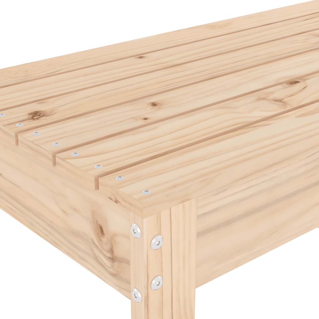 Garden Bench 110x38x45 cm Solid Wood Pine