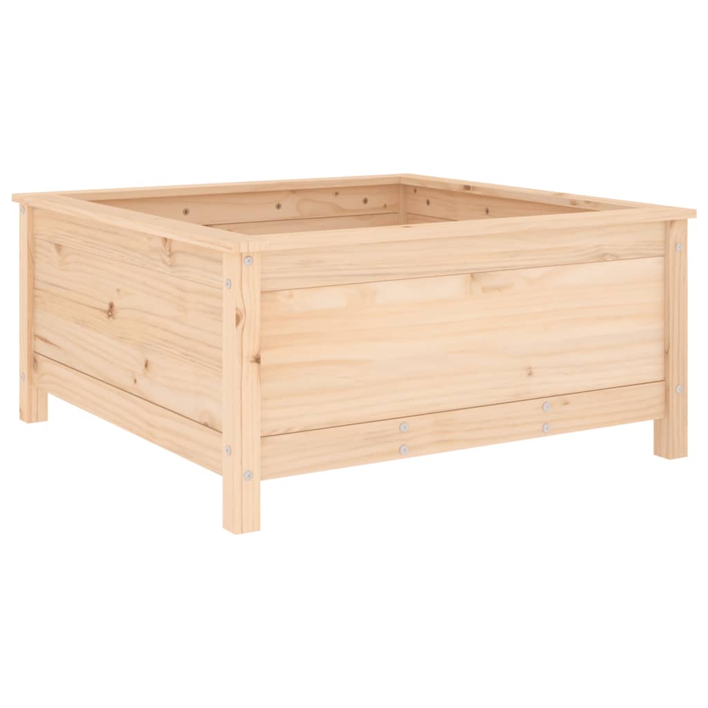 vidaXL Garden Planter 82.5x82.5x39 cm Solid Wood Pine