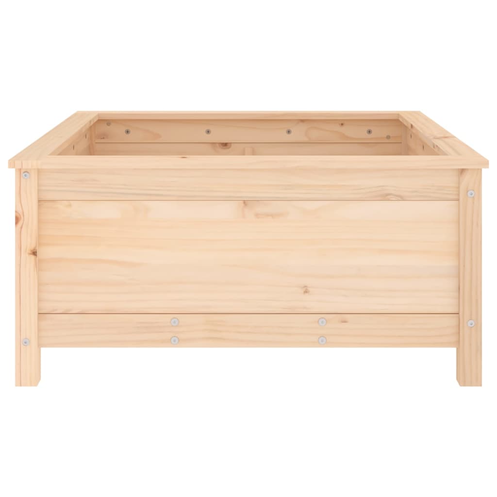 vidaXL Garden Planter 82.5x82.5x39 cm Solid Wood Pine