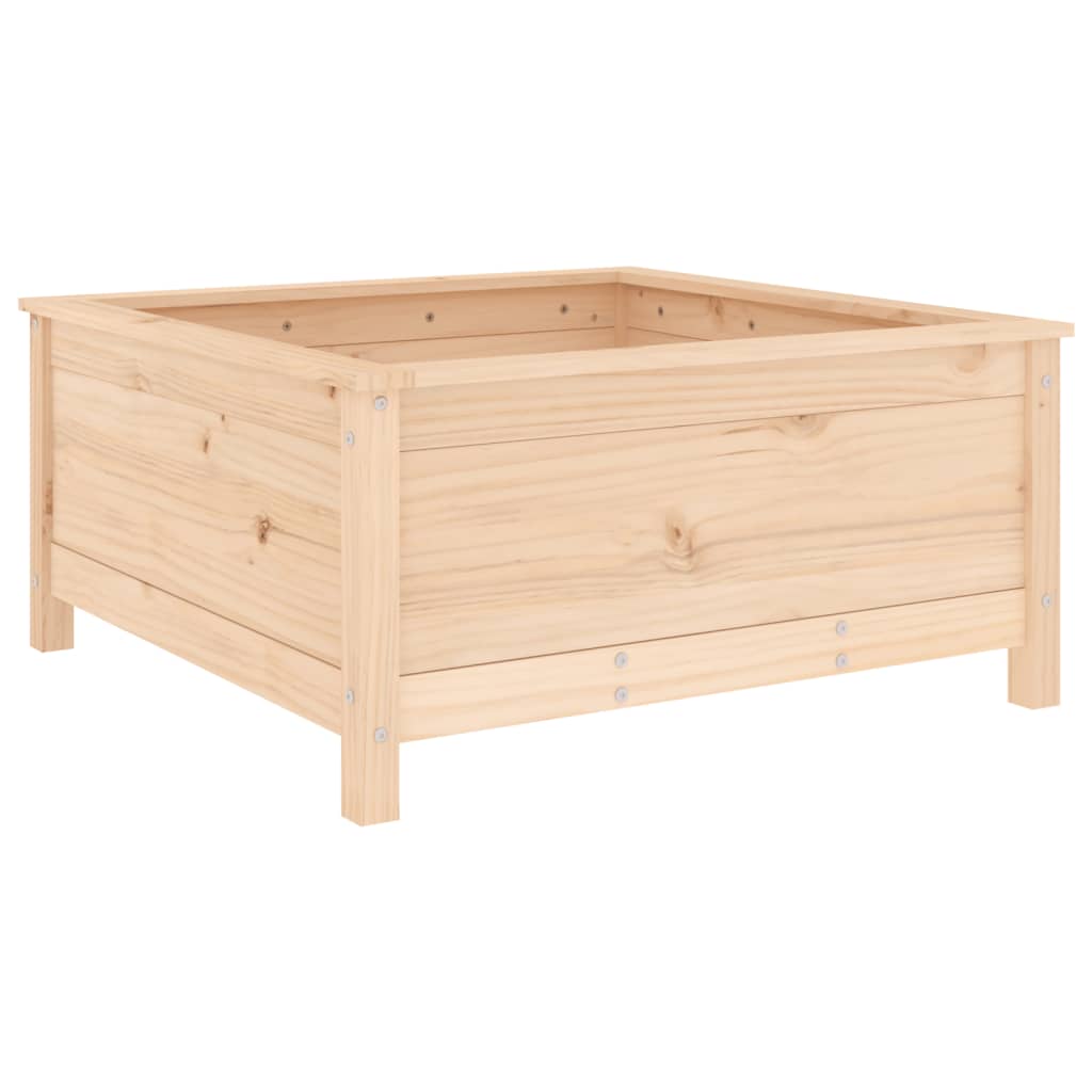 vidaXL Garden Planter 82.5x82.5x39 cm Solid Wood Pine