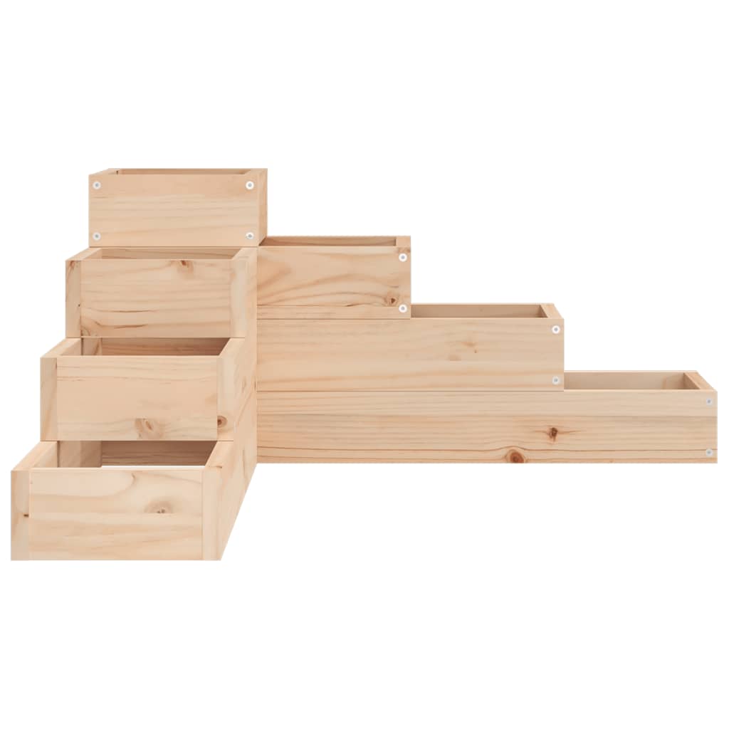 Garden Planter 4-Tier 80.5x79x36 cm Solid Wood Pine
