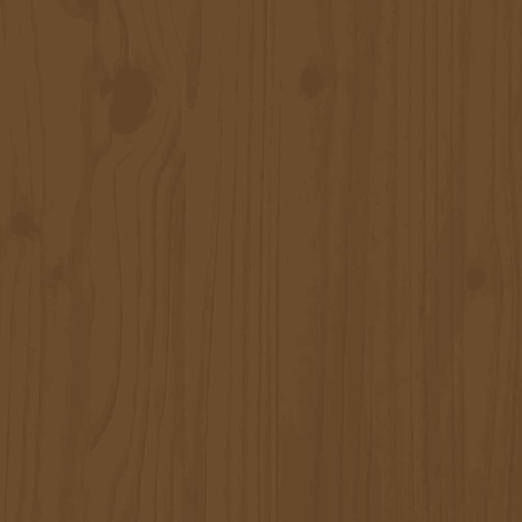 Bar Stools 2 pcs Honey Brown 40x48.5x115.5 cm Solid Wood Pine