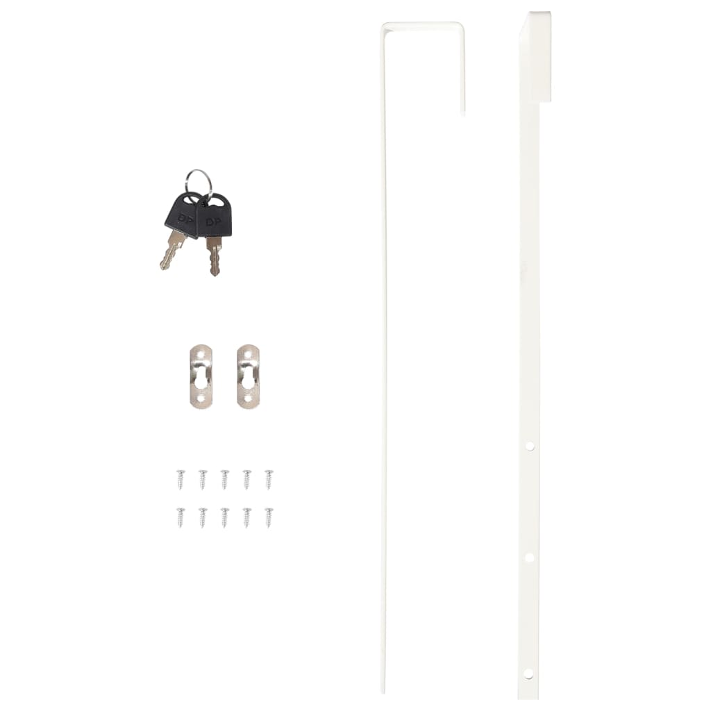 Mirror Jewellery Cabinet Wall Mounted Black 37.5x10x67 cm