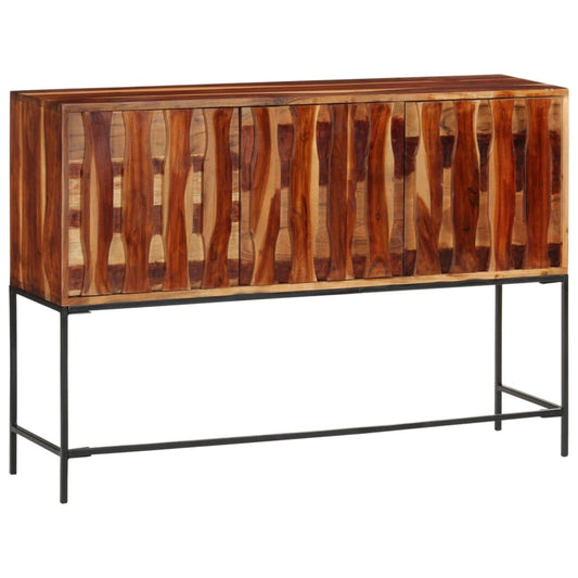 vidaXL Sideboard 110x28x76 cm Solid Wood Acacia