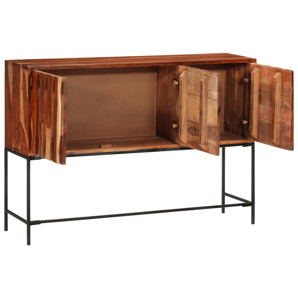 vidaXL Sideboard 110x28x76 cm Solid Wood Acacia