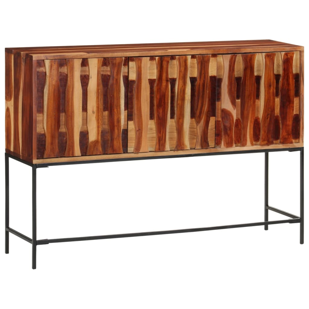 vidaXL Sideboard 110x28x76 cm Solid Wood Acacia