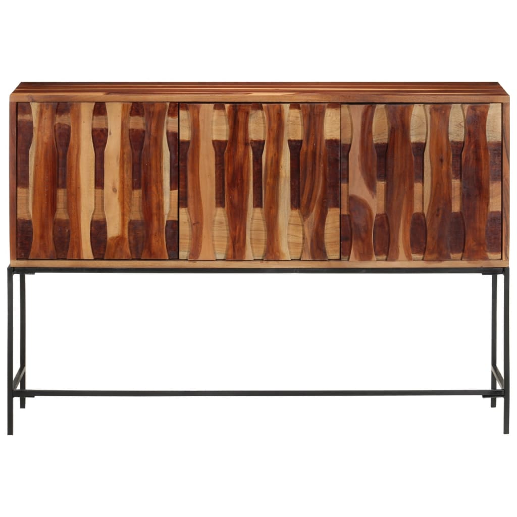 vidaXL Sideboard 110x28x76 cm Solid Wood Acacia