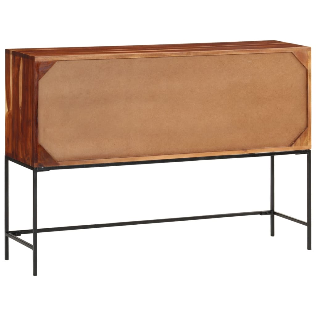 vidaXL Sideboard 110x28x76 cm Solid Wood Acacia