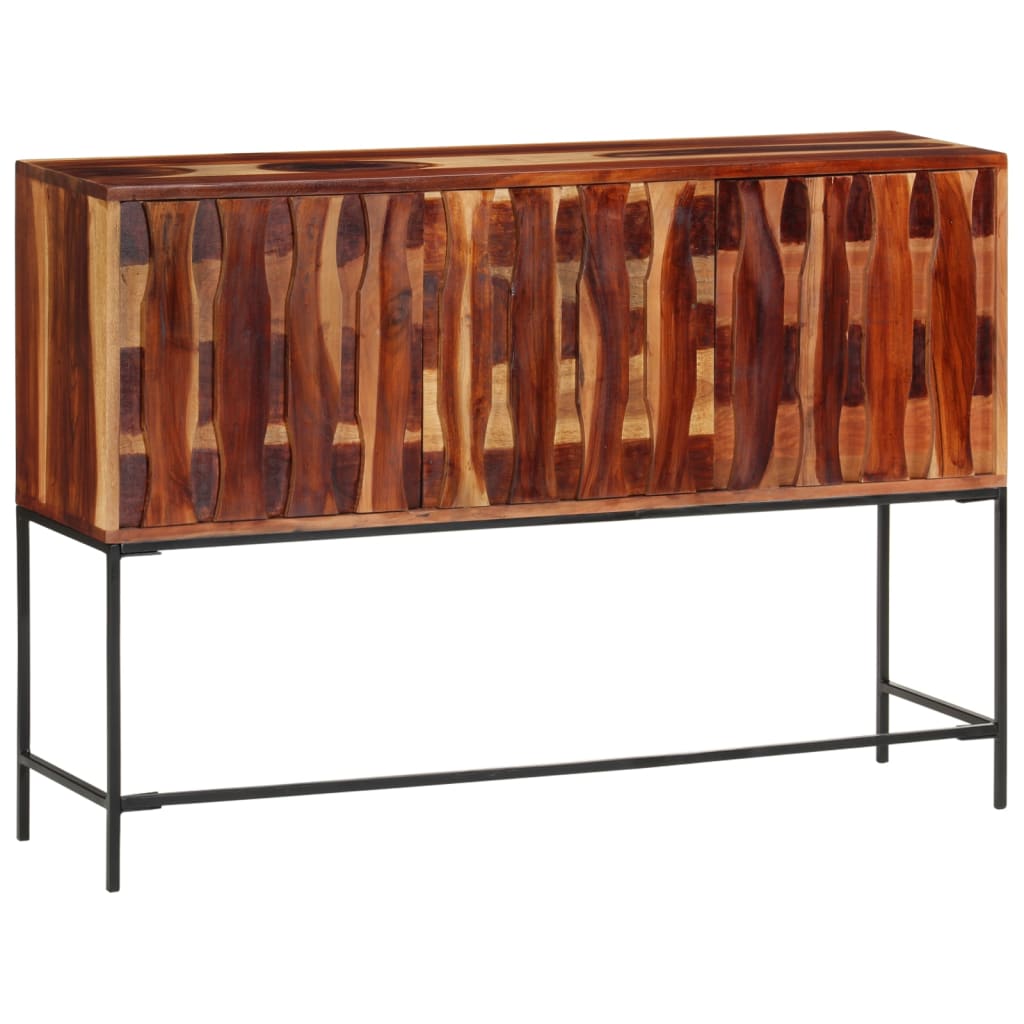 vidaXL Sideboard 110x28x76 cm Solid Wood Acacia