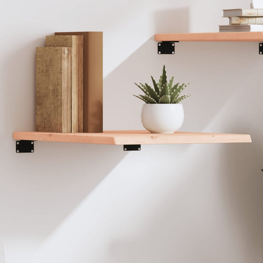 vidaXL Wall Shelf 40x60x2 cm Untreated Solid Wood Oak