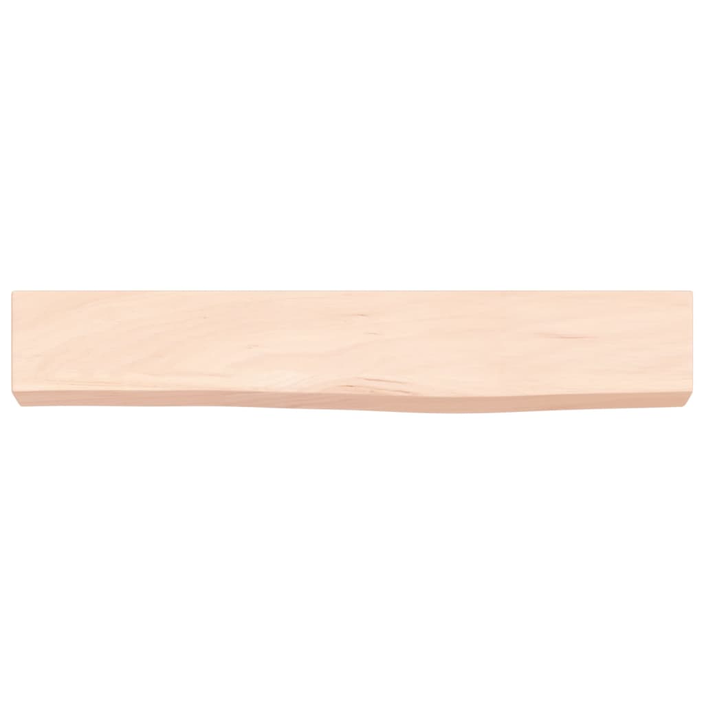 vidaXL Wall Shelf 60x10x6 cm Untreated Solid Wood Oak