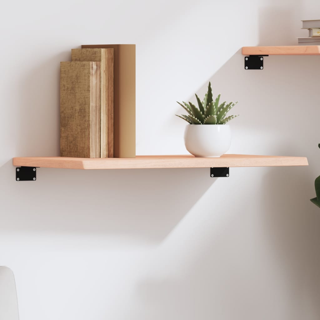 Wall Shelf 60x40x2 cm Untreated Solid Wood Oak