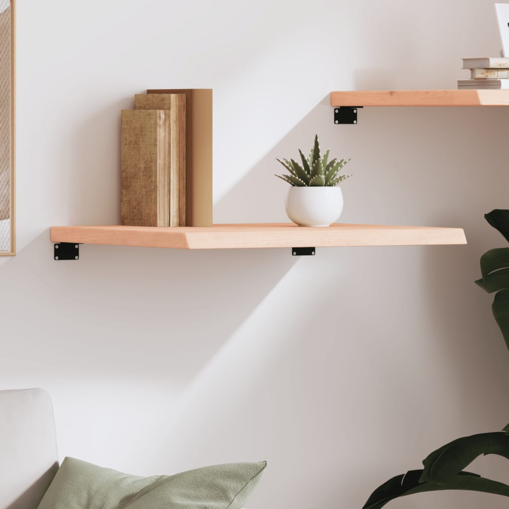 Wall Shelf 60x50x(2-4) cm Untreated Solid Wood Oak