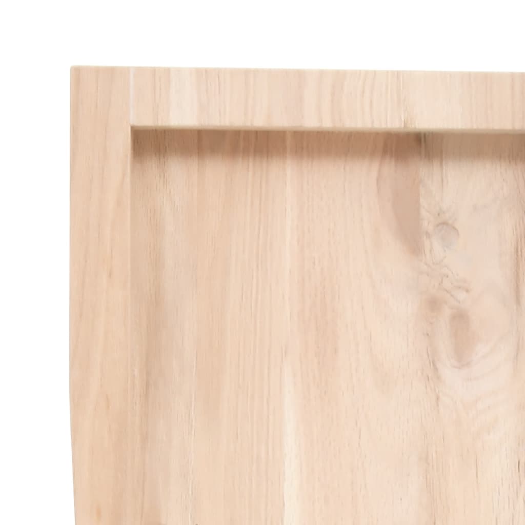 Wall Shelf 60x50x(2-4) cm Untreated Solid Wood Oak