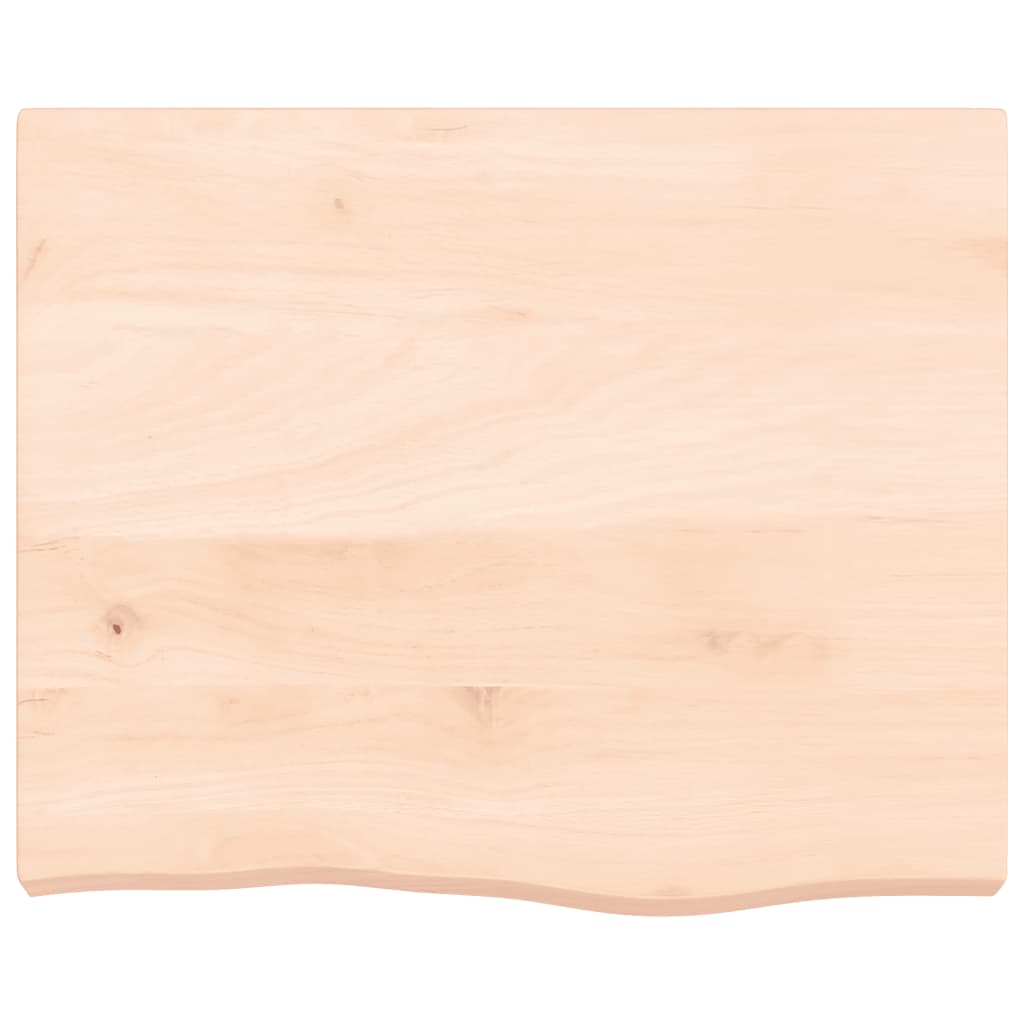 vidaXL Wall Shelf 60x50x(2-6) cm Untreated Solid Wood Oak