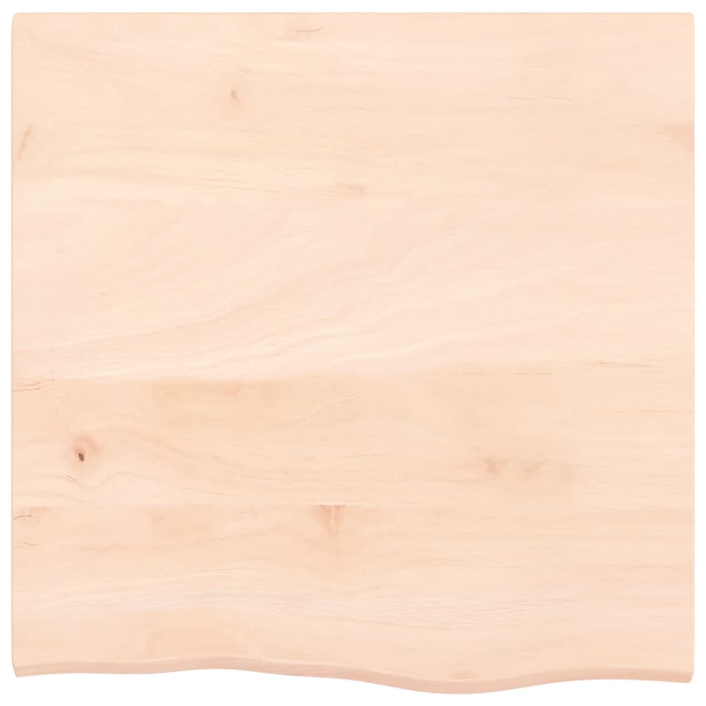 vidaXL Wall Shelf 60x60x2 cm Untreated Solid Wood Oak