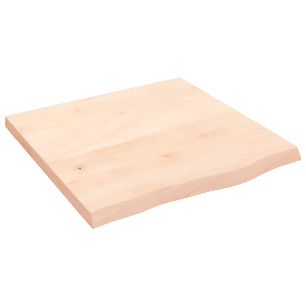 vidaXL Wall Shelf 60x60x(2-4) cm Untreated Solid Wood Oak